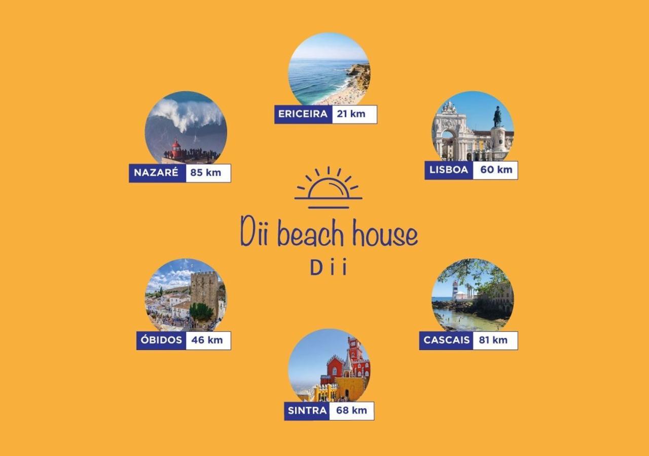 Dii Beach House - Moradia Bi-Familiar Com Piscina Aquecida Torres Vedras Dış mekan fotoğraf